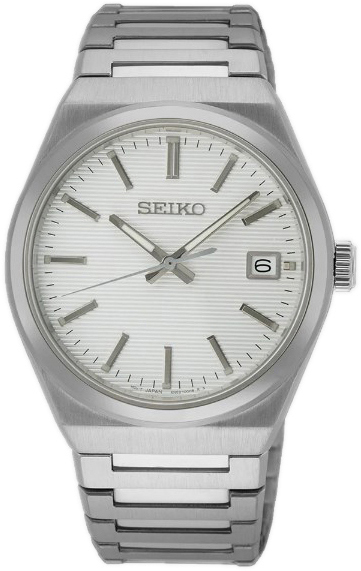 Seiko Herrklocka SUR553P1 Dress Silverfärgad/Stål Ø38.9 mm - Seiko
