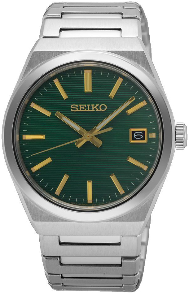 Seiko Herrklocka SUR601P1 Sport Grön/Stål Ø38.5 mm - Seiko
