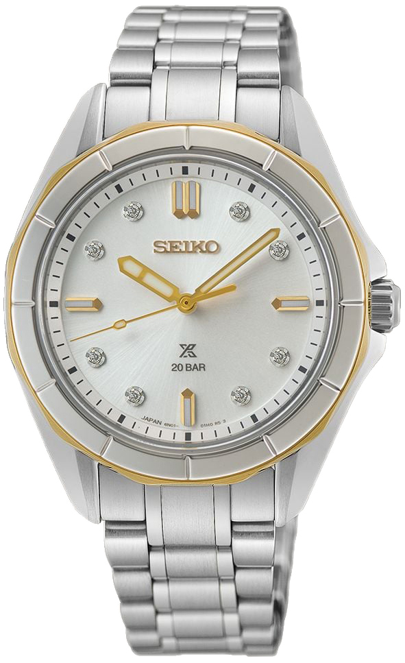 Seiko Damklocka SUR618J1 Prospex Vit/Stål Ø34 mm - Seiko