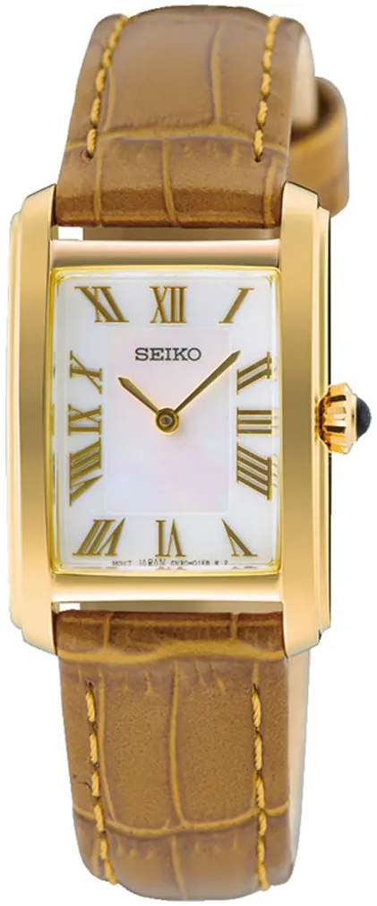 Seiko Damklocka SWR100P1 Classic Vit/Läder - Seiko