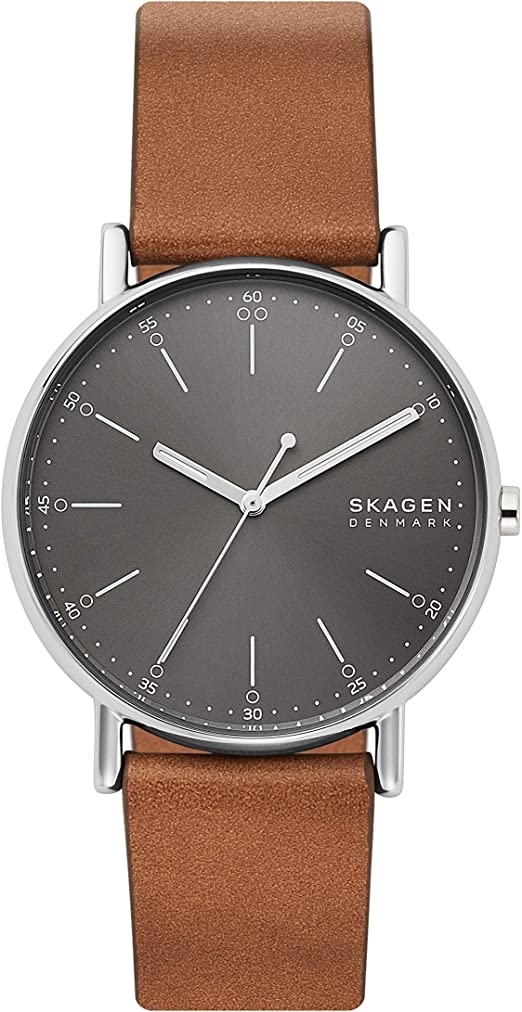 Skagen Herrklocka SKW6578 Signatur Grå/Läder Ø40 mm - Skagen
