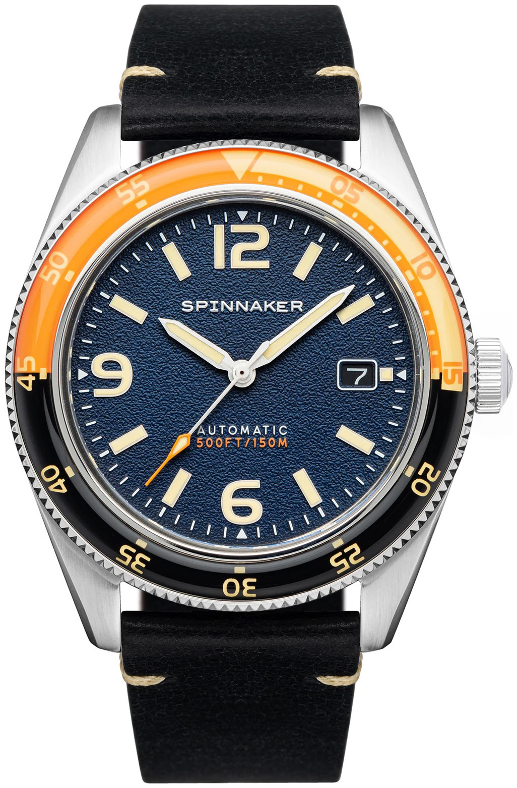 Spinnaker Herrklocka SP-5055-0D Fleuss Blå/Läder Ø43 mm - Spinnaker