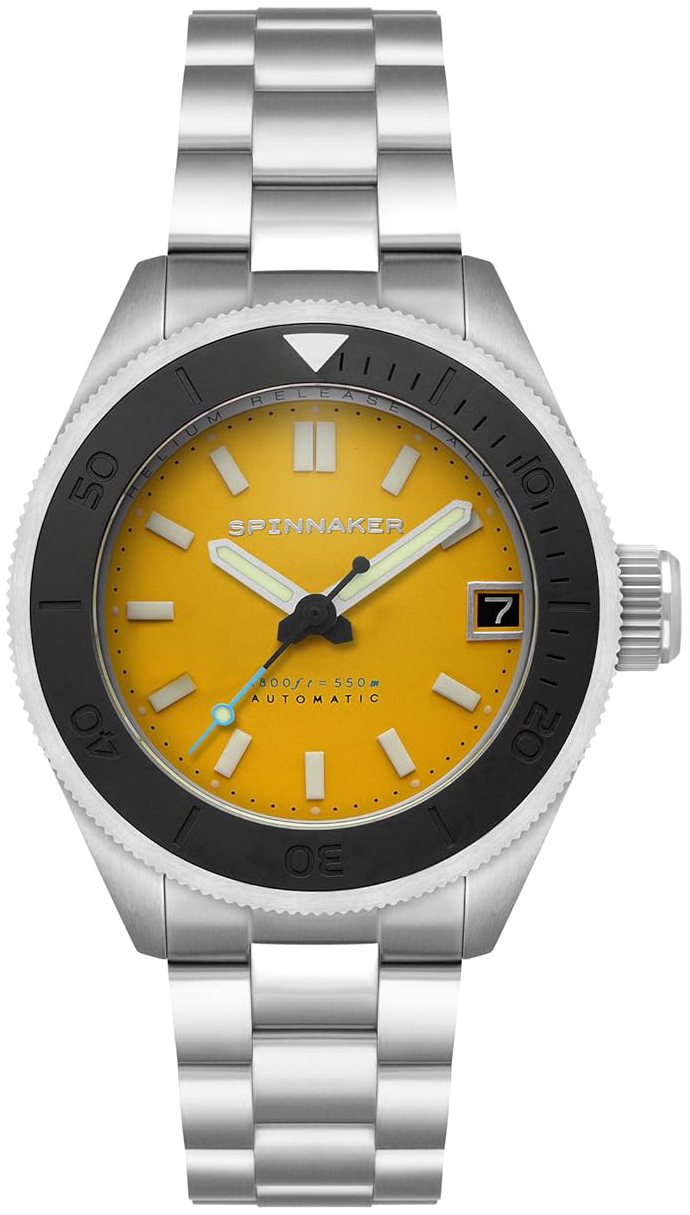 Spinnaker Herrklocka SP-5098-44 Piccard Gul/Stål Ø45 mm - Spinnaker