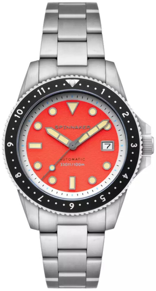 Spinnaker Herrklocka SP-5136-88 Croft Pioneer Orange/Stål Ø42 mm - Spinnaker