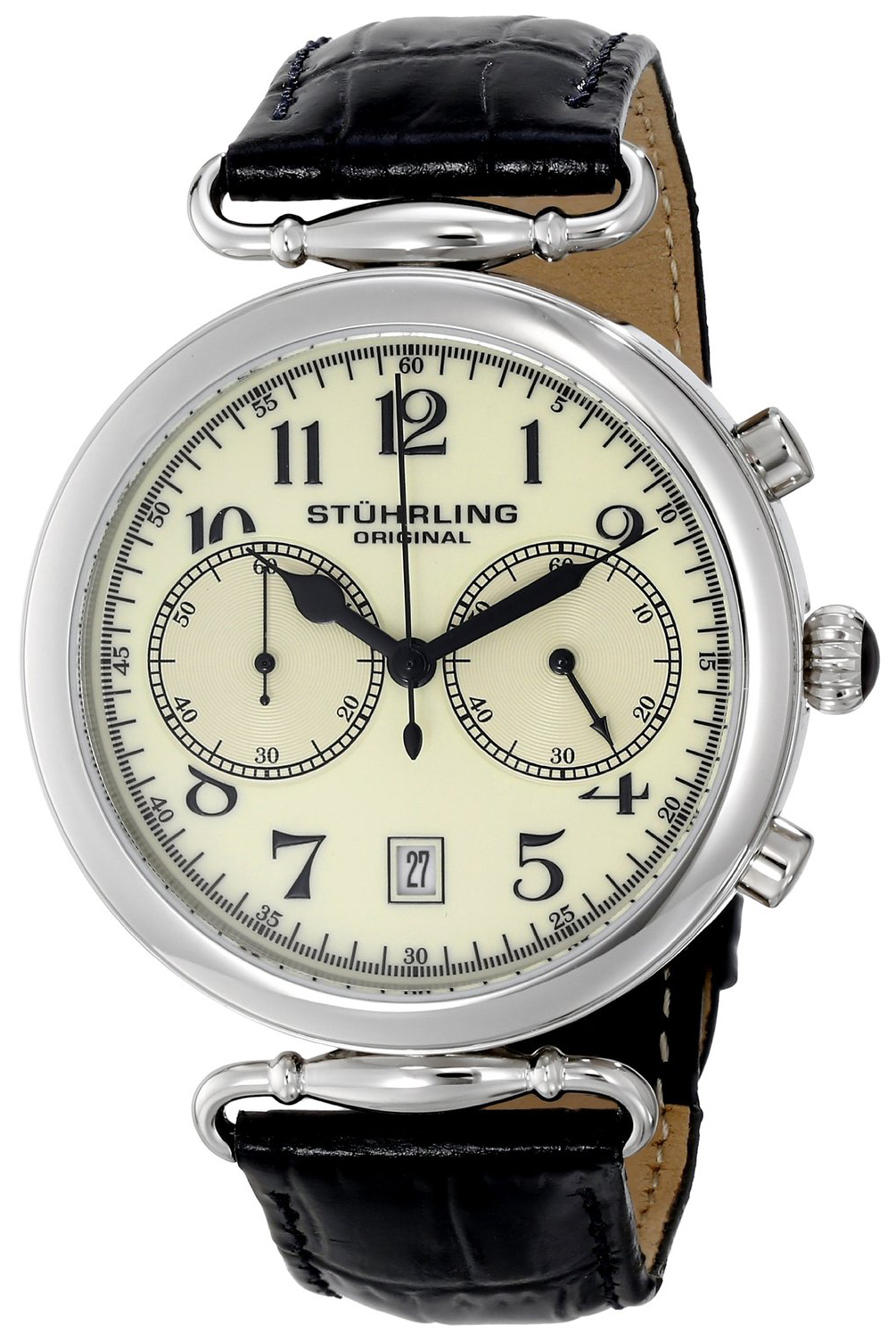 Stührling Original Herrklocka 226.01 Beige/Läder Ø45 mm - Stührling Original