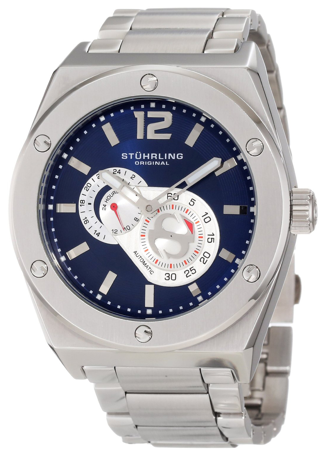 Stührling Original Herrklocka 281B.331121 Blå/Stål Ø49 mm - Stührling Original