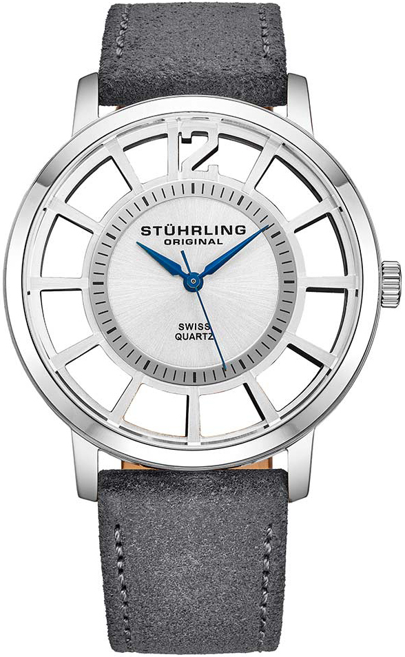 Stührling Original Herrklocka 388S2.04 Classic Silverfärgad/Läder - Stührling Original