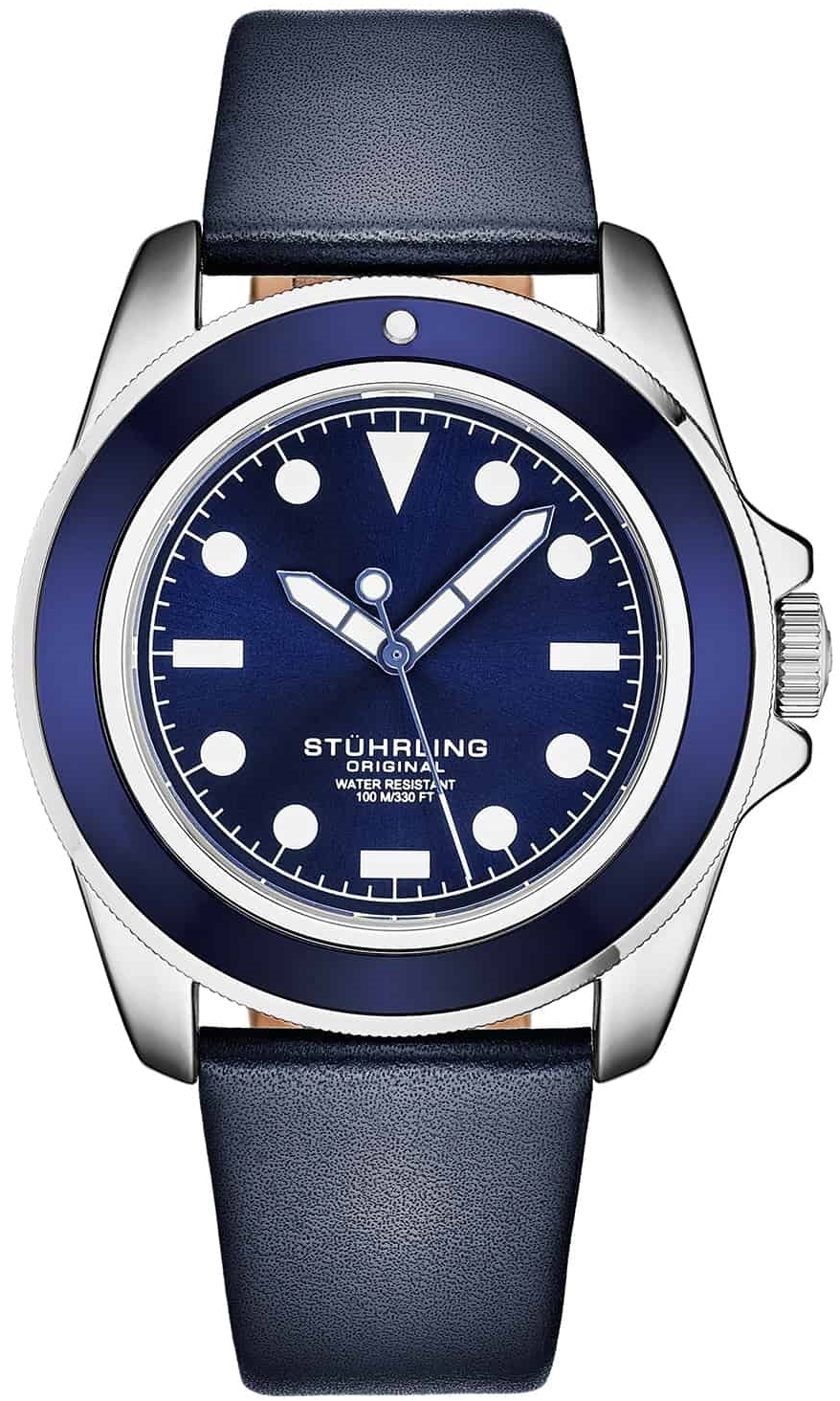 Stührling Original Herrklocka 4027.2 The Morse Blå/Läder Ø42 mm - Stührling Original