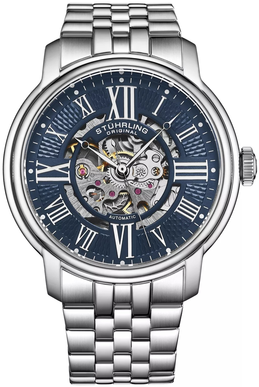 Stührling Original Herrklocka 4031.5 Legacy Blå/Stål Ø42 mm - Stührling Original