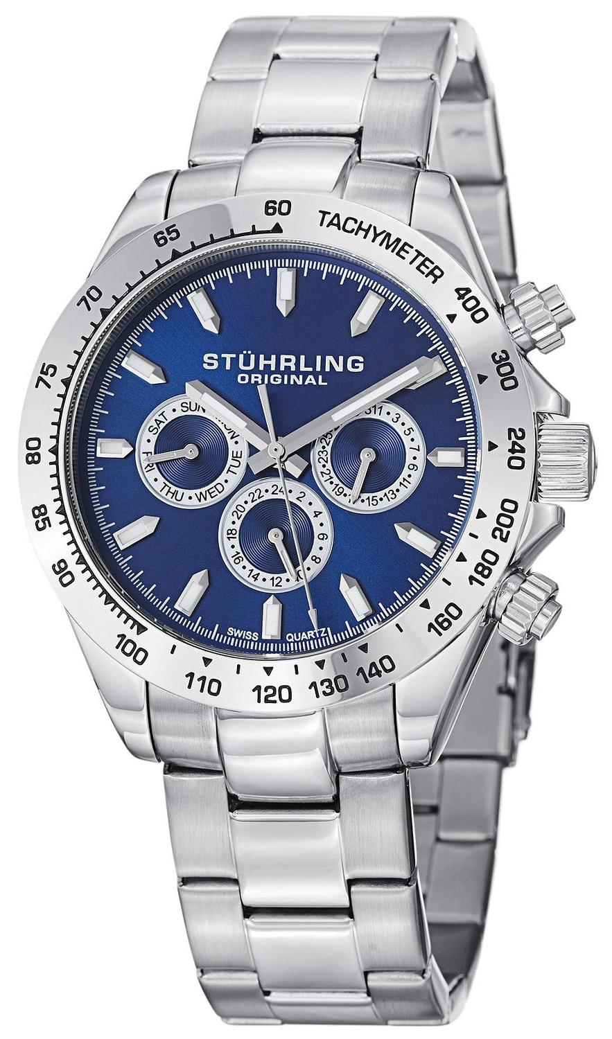 Stührling Original Herrklocka 564.03 Blå/Stål Ø42 mm - Stührling Original