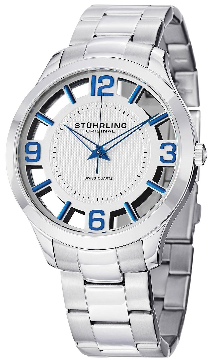 Stührling Original Herrklocka 754.01 Silverfärgad/Stål Ø42 mm - Stührling Original