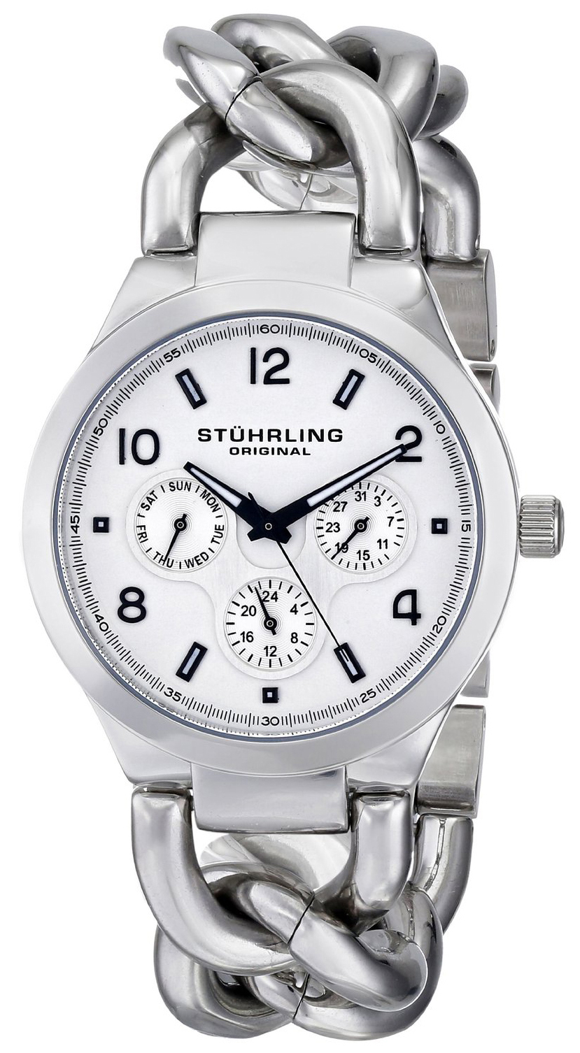 Stührling Original Damklocka 813.01 Silverfärgad/Stål Ø38 mm - Stührling Original