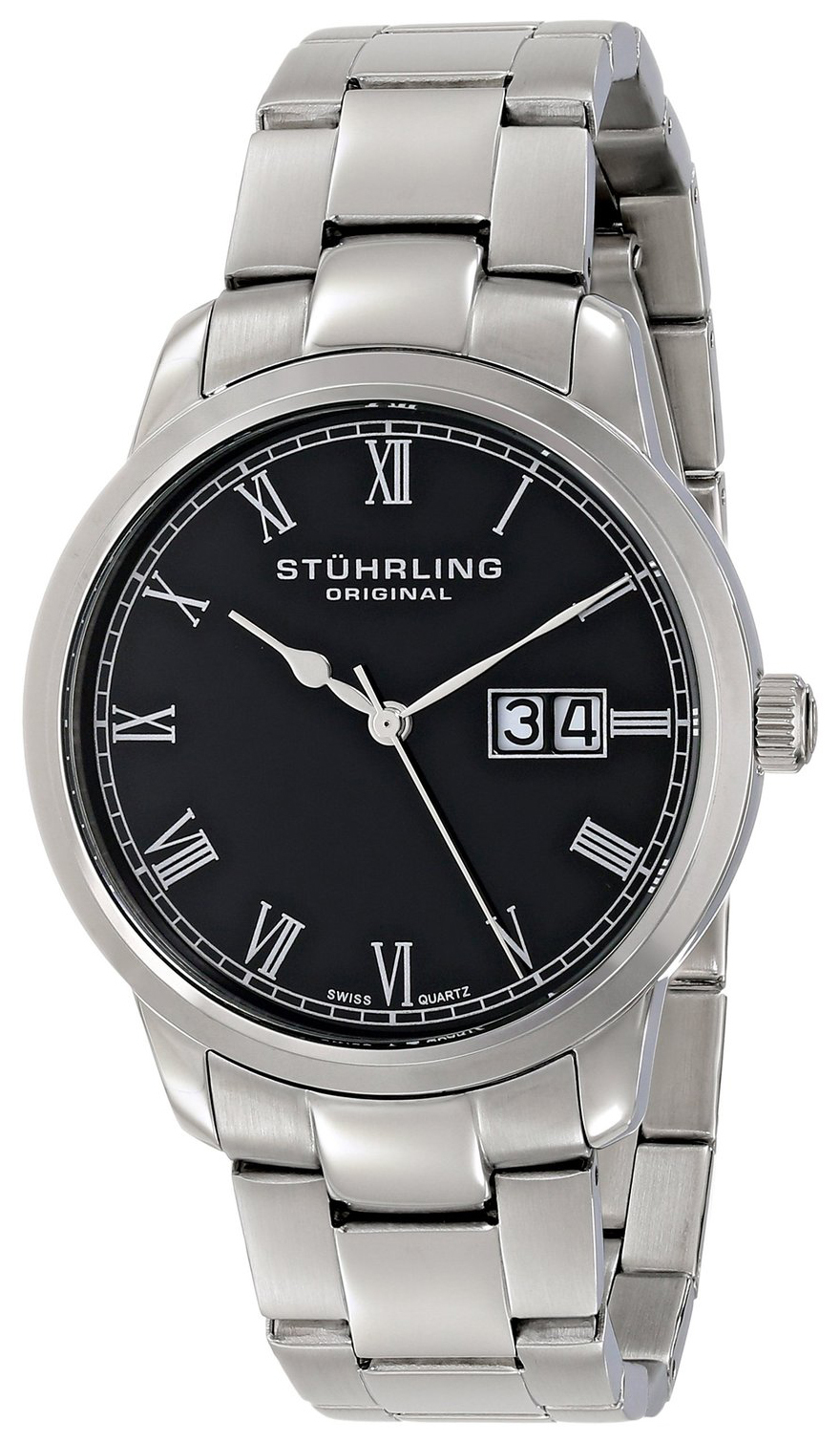 Stührling Original Herrklocka 831B.01 Svart/Stål Ø40 mm - Stührling Original