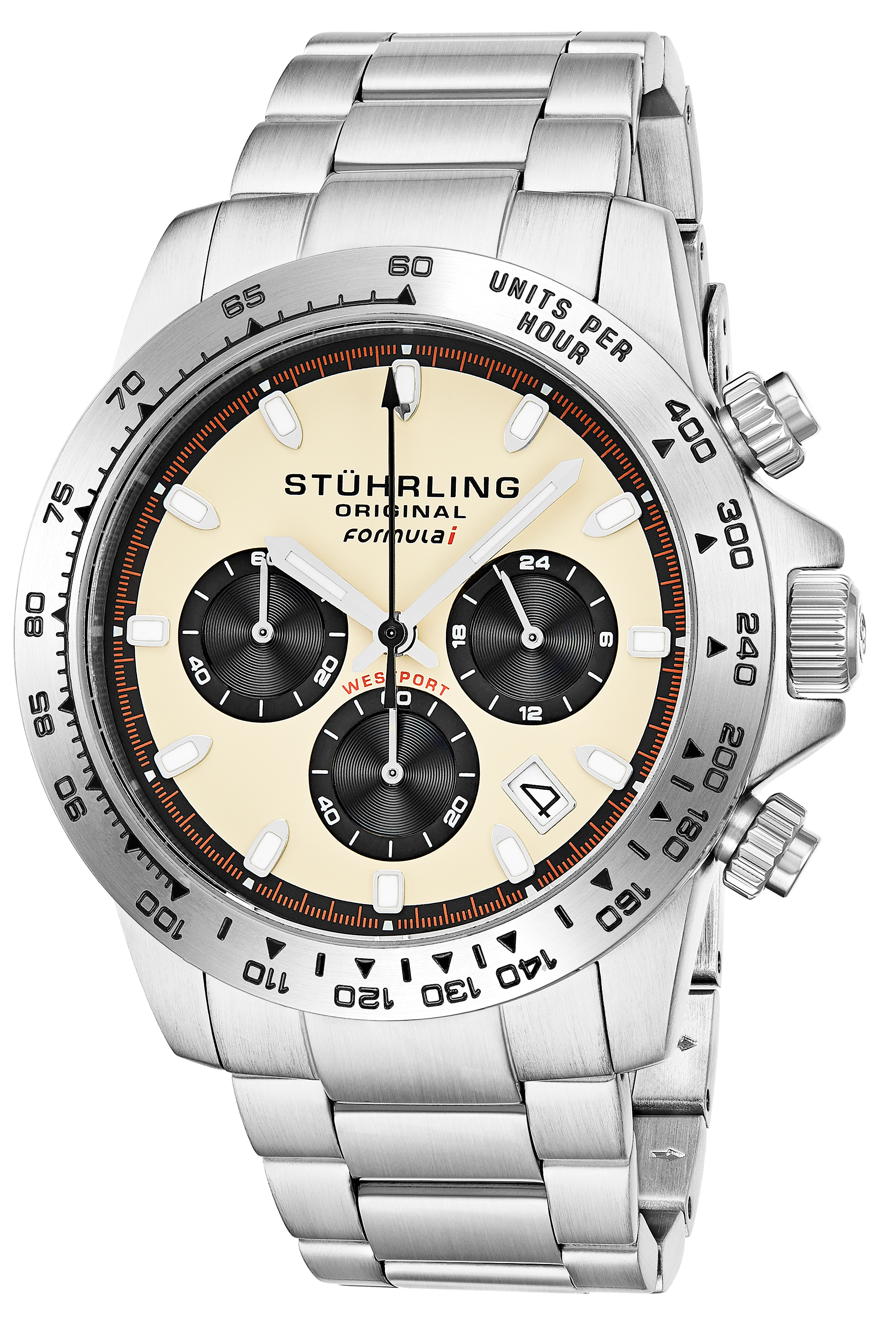 Stührling Original Herrklocka 891.05 Monaco Gul/Stål Ø42 mm - Stührling Original