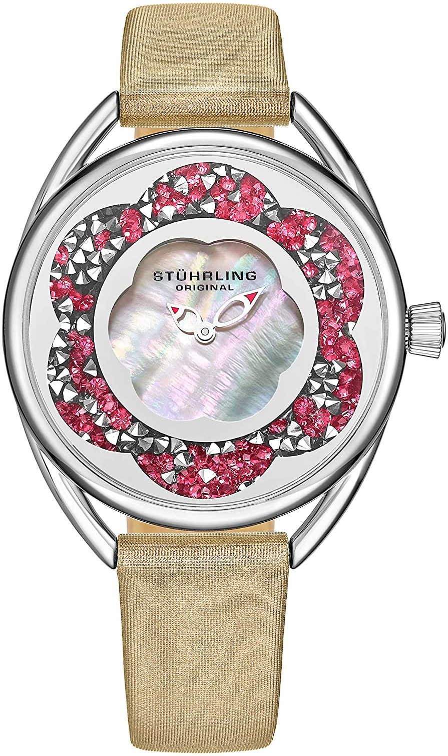 Stührling Original Damklocka 995.01 Lily Silverfärgad/Satin Ø38 mm - Stührling Original