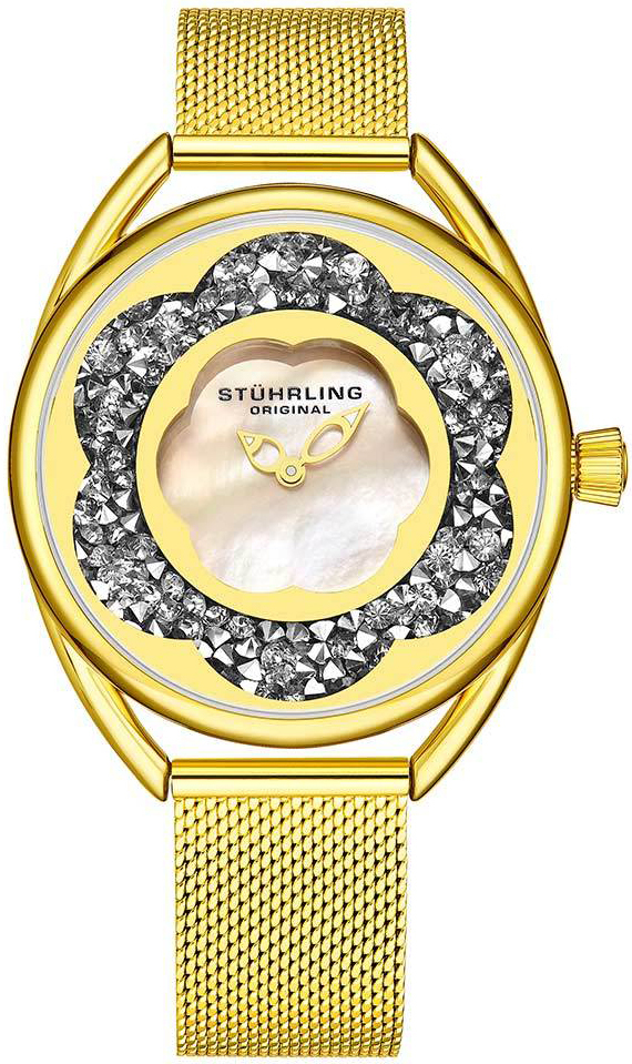 Stührling Original Damklocka 995M.04 Lily Guld/Gulguldtonat stål - Stührling Original