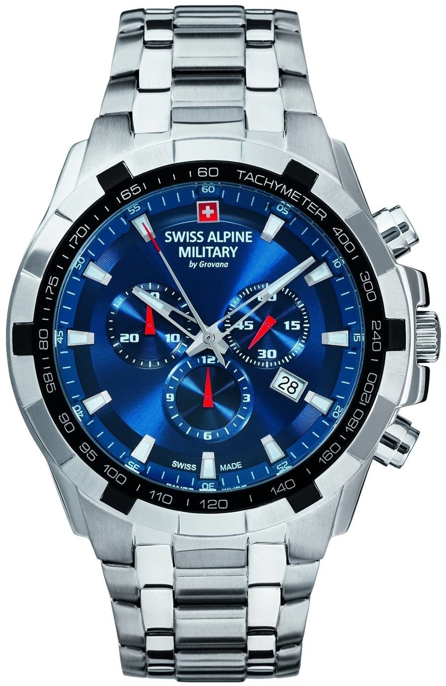 Swiss Alpine Military Herrklocka 7043.9135 Star Fighter Blå/Stål - Swiss Alpine Military