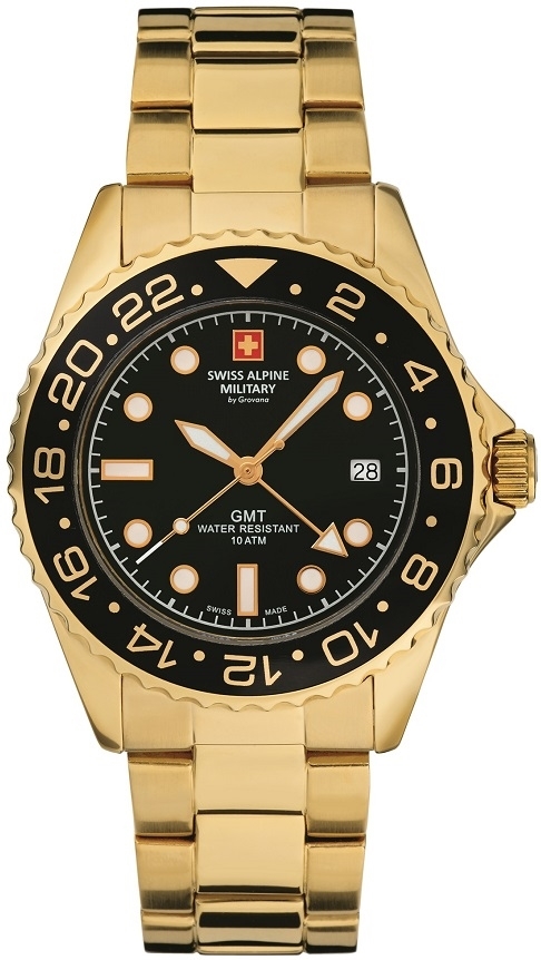 Swiss Alpine Military Herrklocka 7052.1117 Alpine by Grovana - Swiss Alpine Military