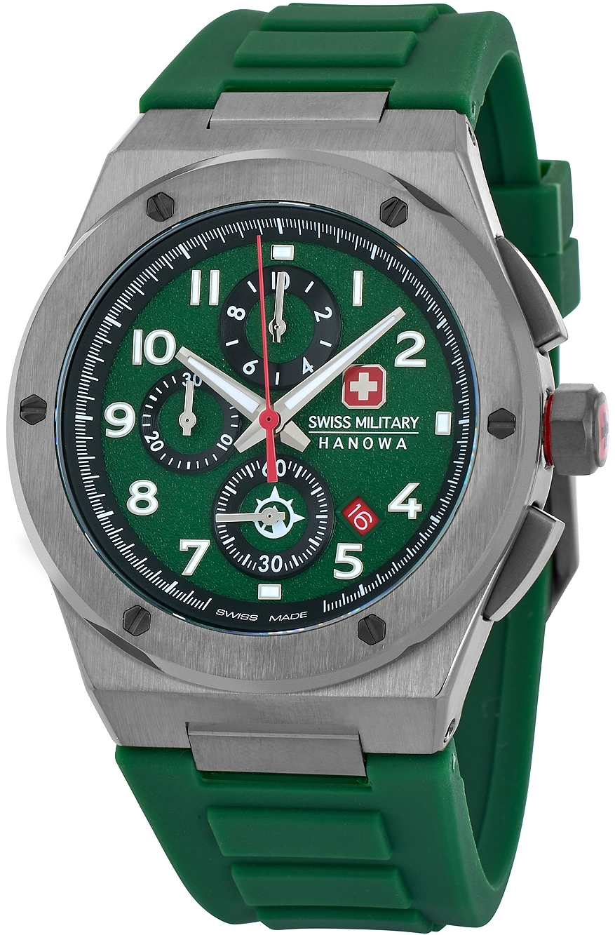 Swiss Military Hanowa Herrklocka SMWGO2102040 Sonoran Grön/Plast - Swiss Military Hanowa