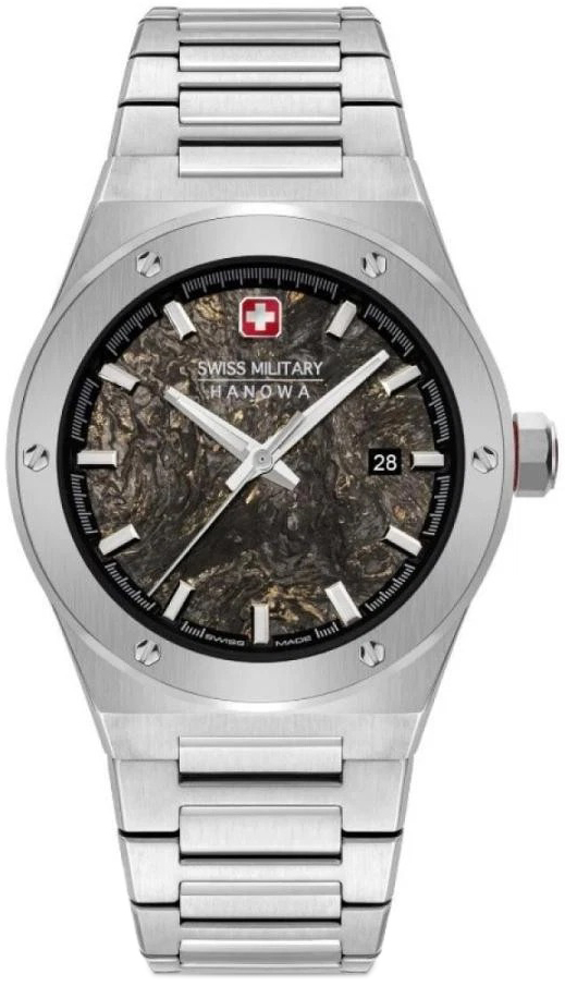 Swiss Military Hanowa Herrklocka SMWGH0003601 Hanowa Brun/St&aring;l &Oslash;43