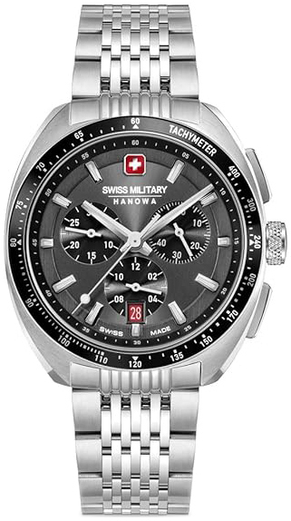 Swiss Military Hanowa Herrklocka SMWGI0003302 Hanowa Grå/Stål Ø41 - Swiss Military Hanowa