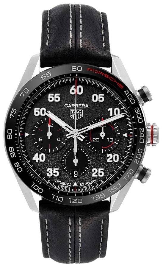 TAG Heuer Herrklocka CBN2A1F.FC6492 Carrera Svart/Läder Ø44 mm - TAG Heuer