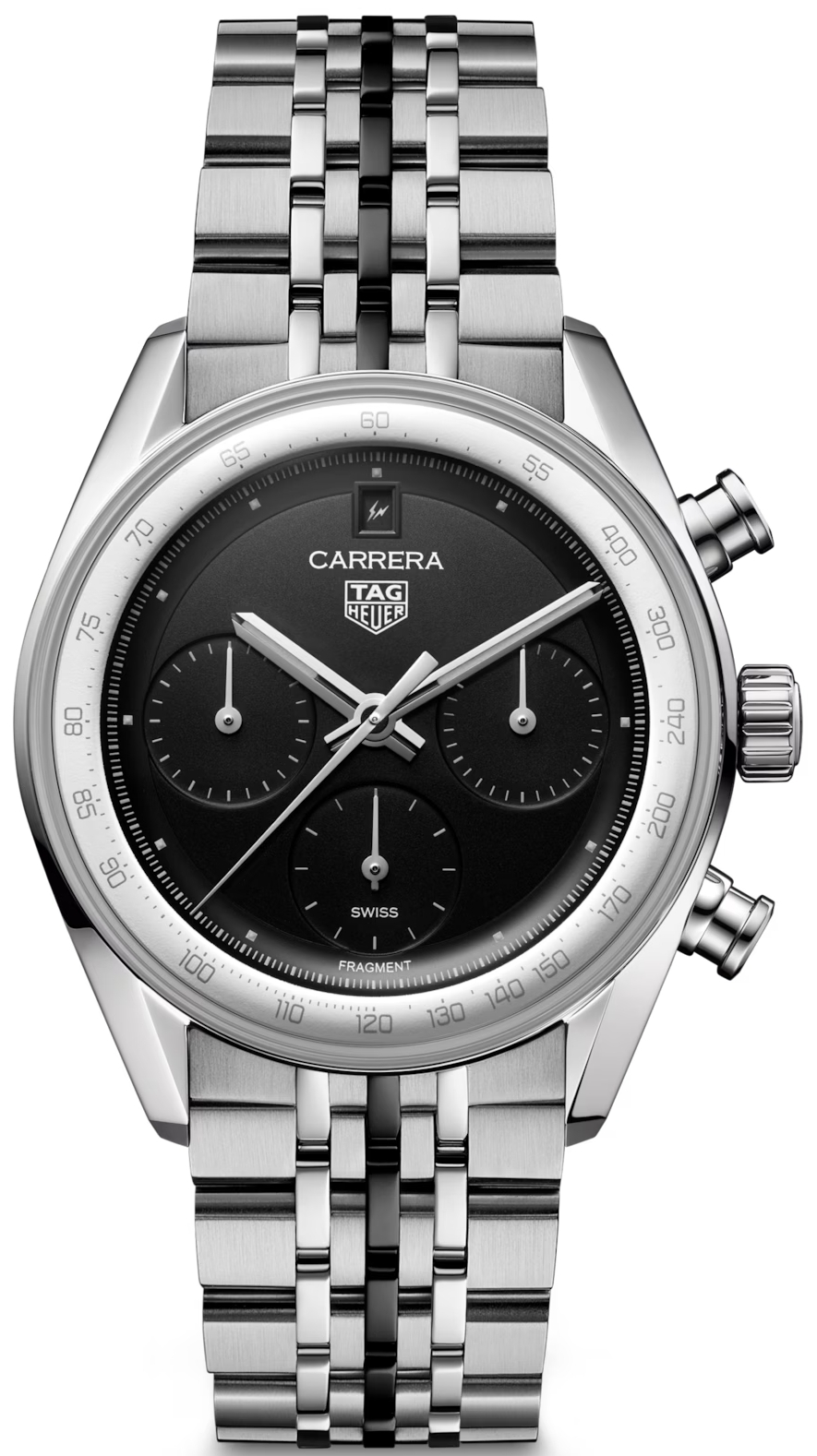 TAG Heuer Herrklocka CBS221B.BA0045 Carrera Svart/St&aring;l &Oslash;39 mm