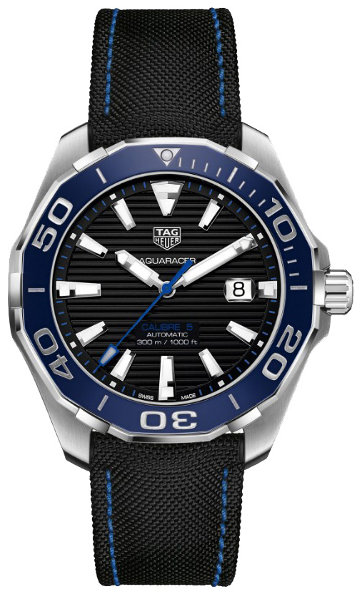 TAG Heuer Herrklocka WAY201C.FC6395 Aquaracer Svart/Gummi Ø43 mm - TAG Heuer