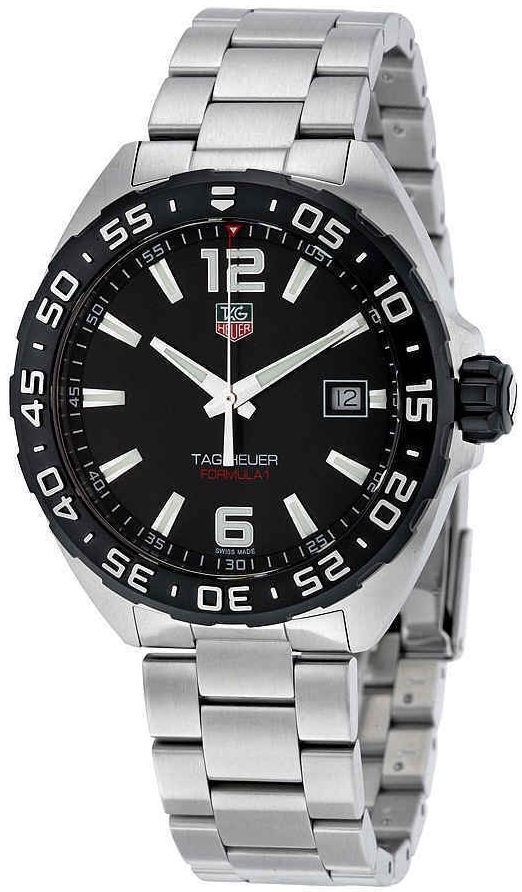 TAG Heuer Herrklocka WAZ1110.BA0875 Formula 1 Svart/Stål Ø41 mm - TAG Heuer
