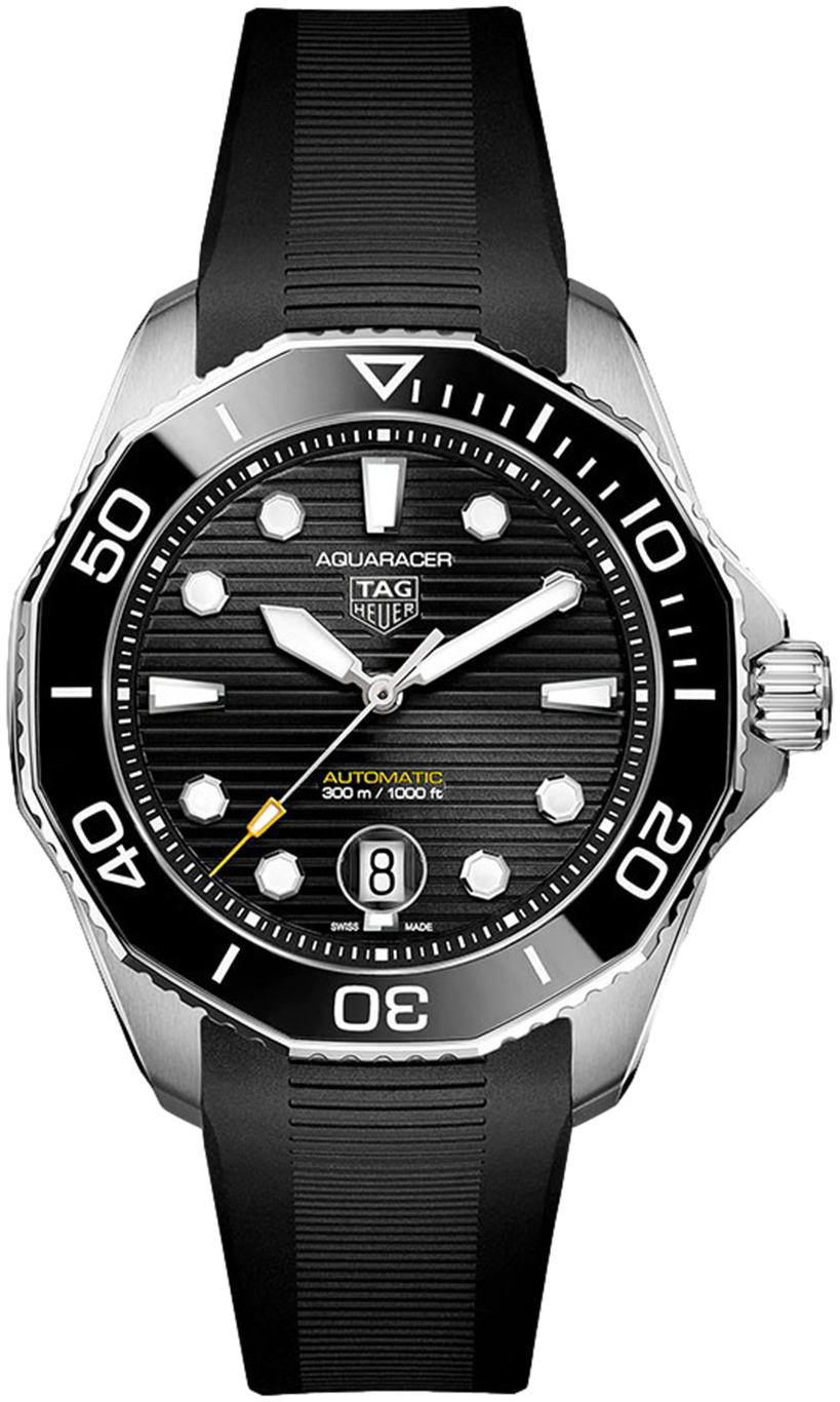 TAG Heuer Herrklocka WBP201A.FT6197 Aquaracer Svart/Gummi Ø43 mm - TAG Heuer