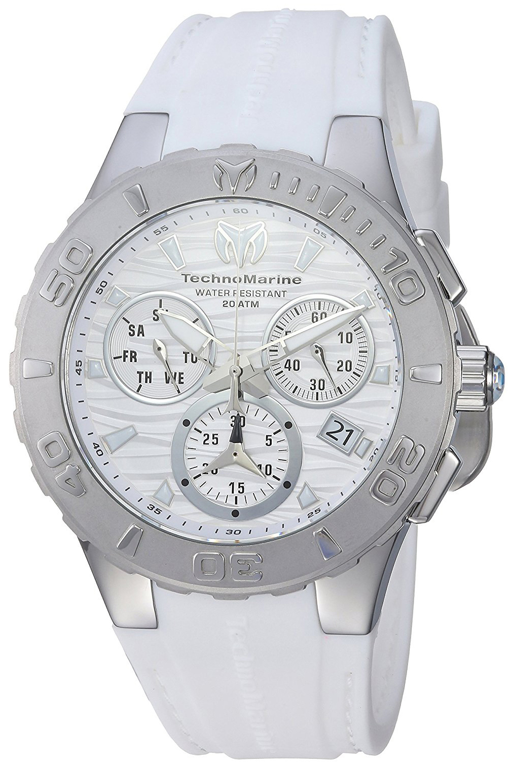 Technomarine Herrklocka TM-115072 Silverfärgad/Gummi Ø45.4 mm