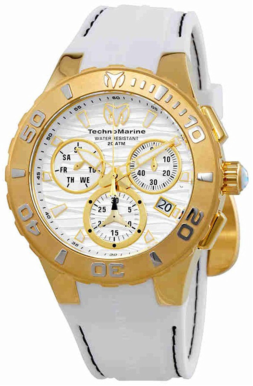 Technomarine Herrklocka TM-115077 Silverfärgad/Gummi Ø44 mm