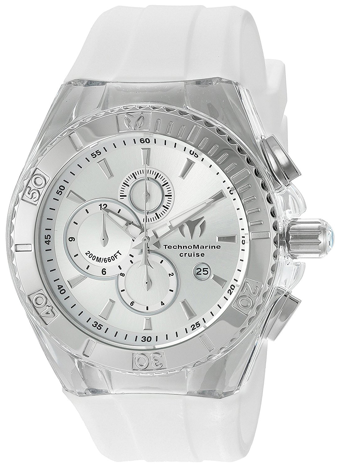 Technomarine Herrklocka TM-115215 Cruise Star Silverf&auml;rgad/Gummi