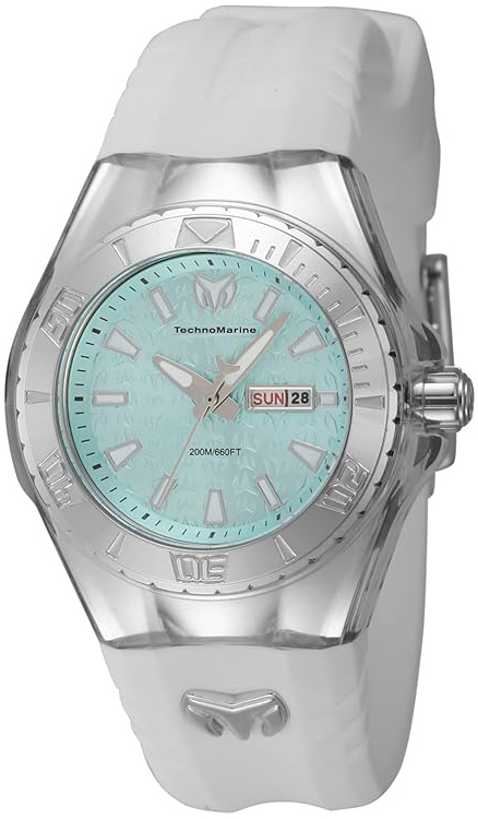 Technomarine Damklocka TM-122019 Cruise Monogram Turkos/Gummi &Oslash;36 mm
