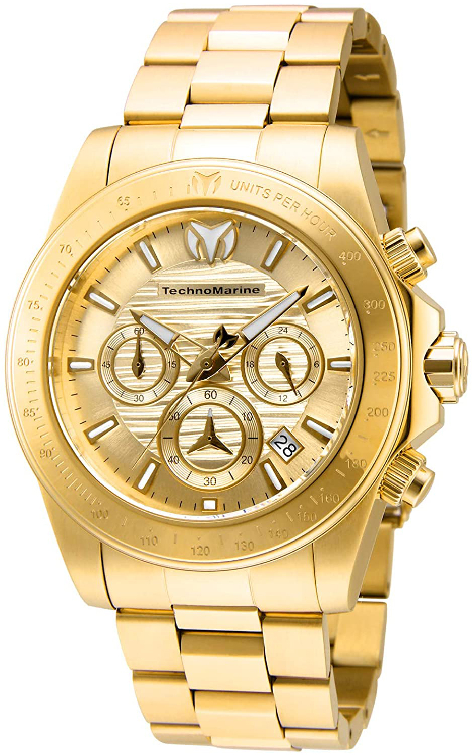 Technomarine Herrklocka TM-219004 Guld/Gulguldtonat stål Ø42 mm