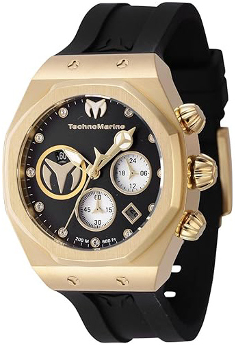 Technomarine Damklocka TM-523007 Reef Sun Svart/Gummi &Oslash;40 mm