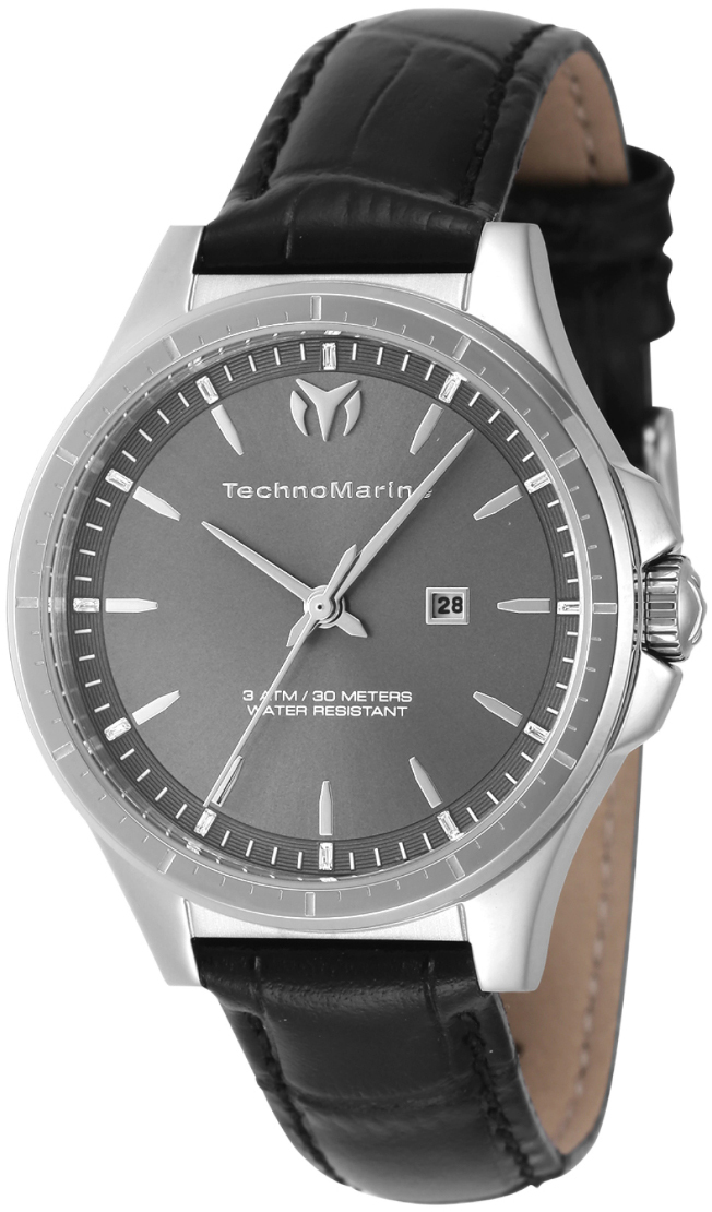 Technomarine Damklocka TM-822040 Moonsun Grå/Läder Ø36 mm - Technomarine