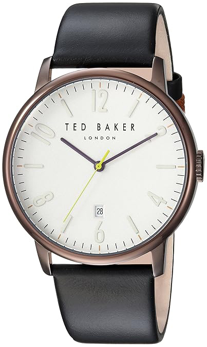 Ted Baker Herrklocka TE15067003 Daniel Silverfärgad/Läder Ø42 mm - Ted Baker