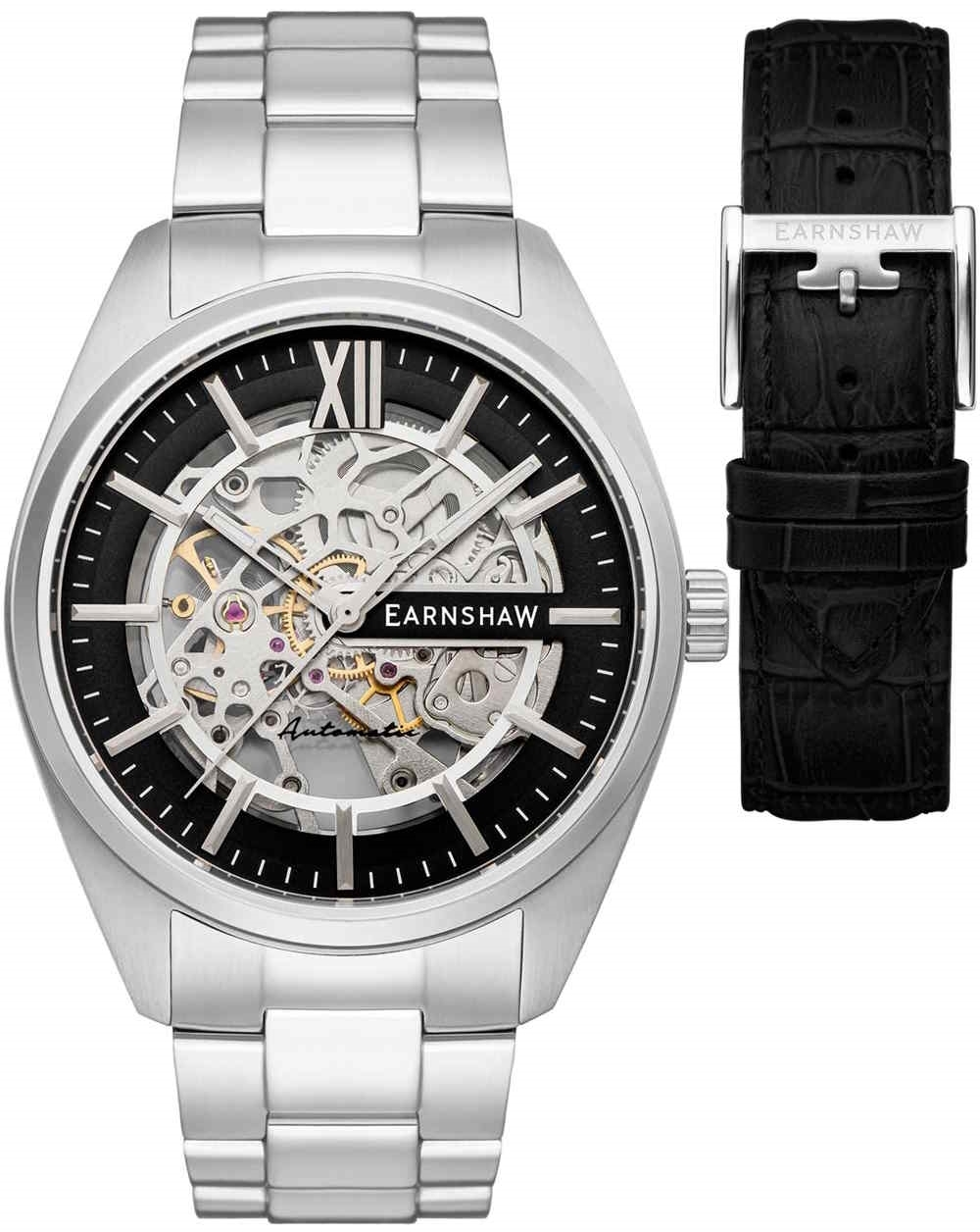 Thomas Earnshaw Herrklocka ES-8208-11 Smeaton Svart/Stål Ø43 mm - Thomas Earnshaw