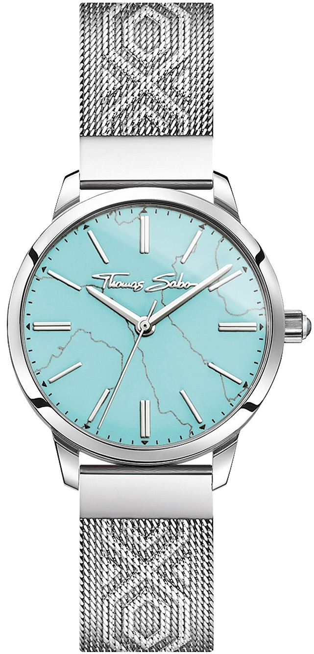 Thomas Sabo Damklocka WA0343-201-215 Arizona Spirit Turkos/Stål Ø33 - Thomas Sabo