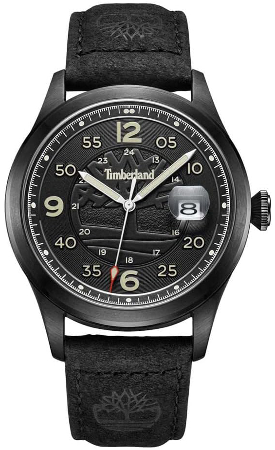 Timberland Herrklocka TDWGB2237501 Cornwall Grå/Läder Ø42 mm