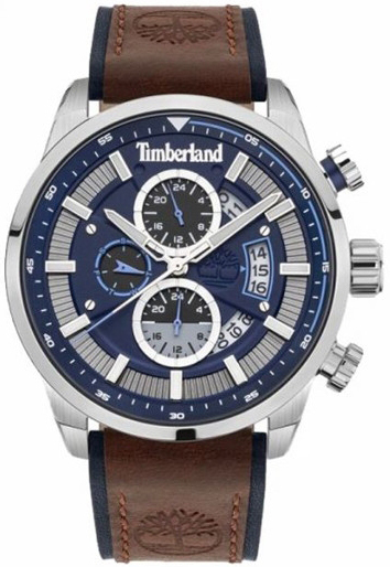 Timberland Herrklocka TDWGF2102602 Classic Blå/Läder Ø46 mm - Timberland