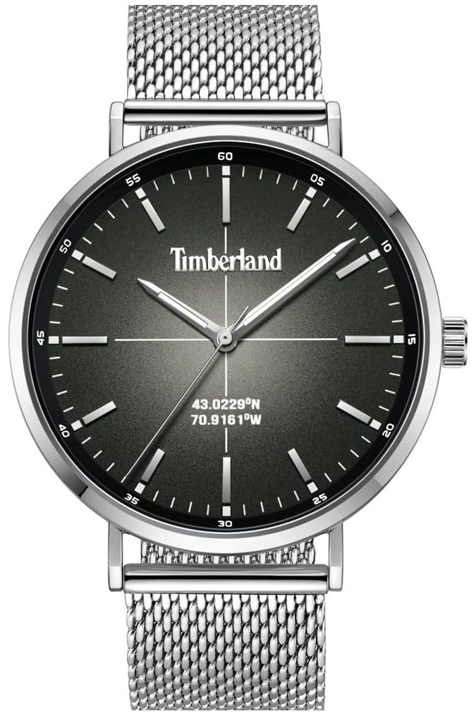 Timberland Herrklocka TDWGG2231103 Rangeley Gr&aring;/St&aring;l &Oslash;42 mm