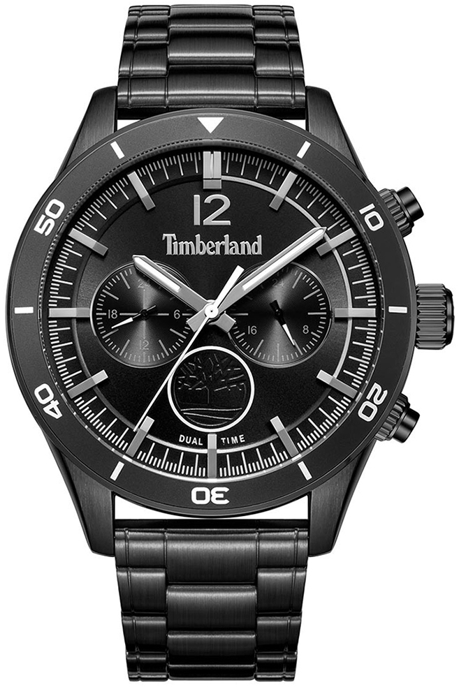 Timberland Herrklocka TDWGK2230904 Ashmont Svart/Stål Ø46 mm - Timberland