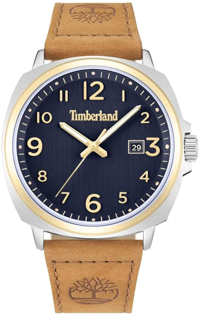 Timberland Herrklocka TDWLB0030201 Actwell Blå/Läder Ø44 mm - Timberland