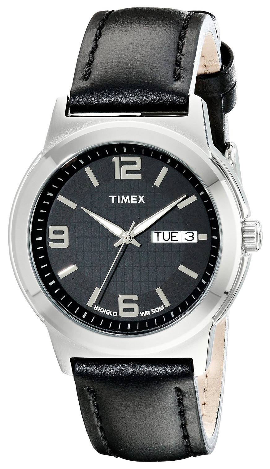 Timex Classic Elevated Herrklocka T2E561 Svart/Läder Ø40 mm
