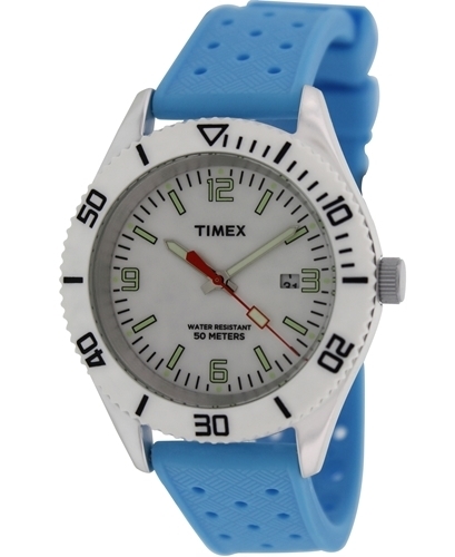 Timex 99999 Herrklocka T2N555 Vit/Gummi Ø40 mm