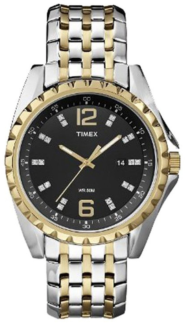 Timex 99999 Herrklocka T2P271 Svart/Gulguldtonat stål Ø44 mm - Timex