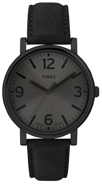 Timex Classic T2P528 Svart/Läder Ø42 mm