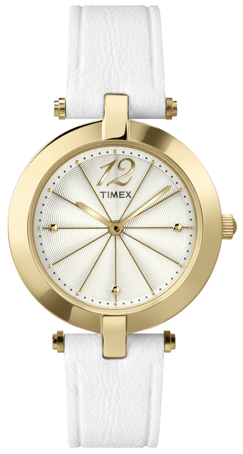 Timex Classic Damklocka T2P542 Vit/Läder Ø33 mm
